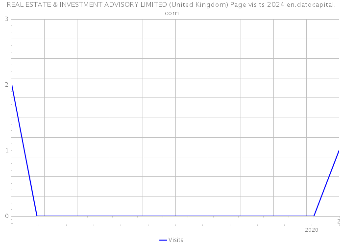 REAL ESTATE & INVESTMENT ADVISORY LIMITED (United Kingdom) Page visits 2024 