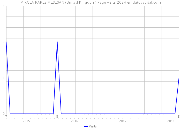 MIRCEA RARES MESESAN (United Kingdom) Page visits 2024 