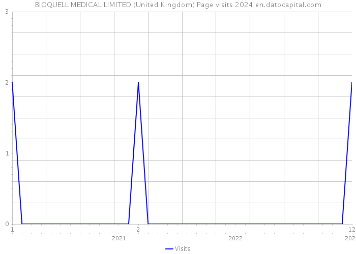 BIOQUELL MEDICAL LIMITED (United Kingdom) Page visits 2024 