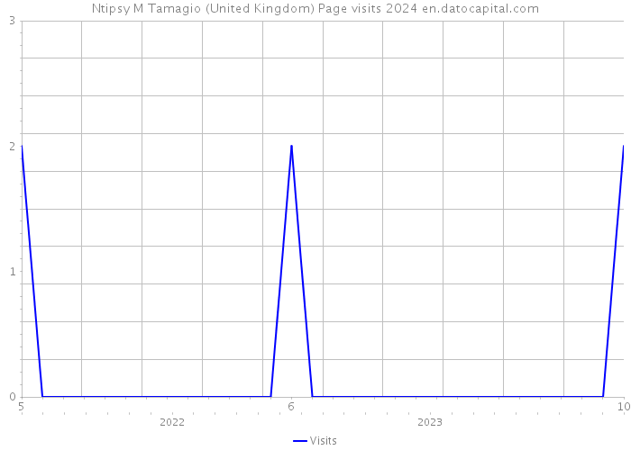 Ntipsy M Tamagio (United Kingdom) Page visits 2024 