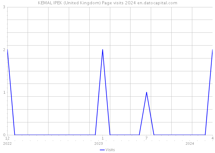 KEMAL IPEK (United Kingdom) Page visits 2024 