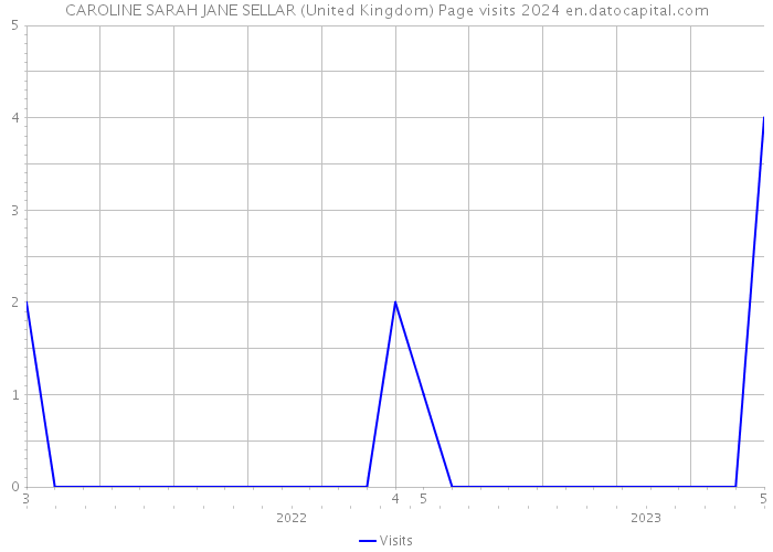 CAROLINE SARAH JANE SELLAR (United Kingdom) Page visits 2024 