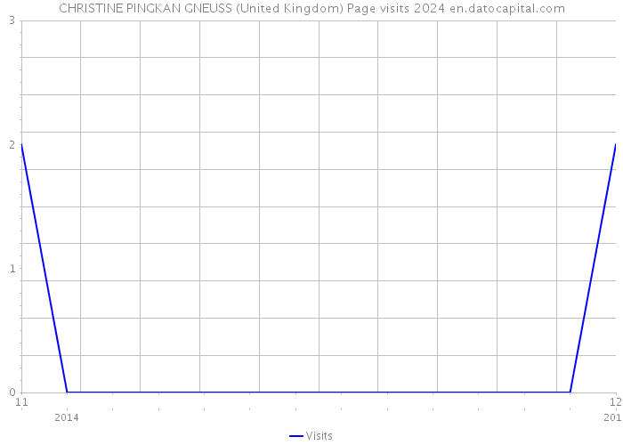 CHRISTINE PINGKAN GNEUSS (United Kingdom) Page visits 2024 
