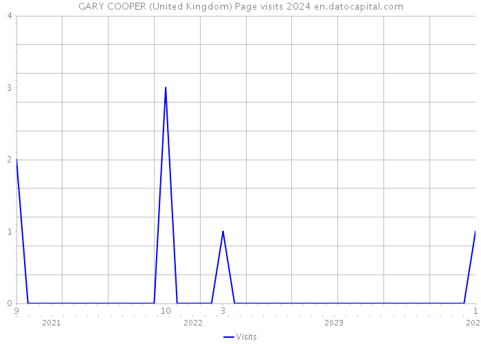 GARY COOPER (United Kingdom) Page visits 2024 