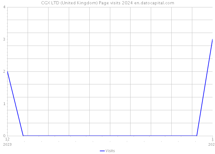 CGX LTD (United Kingdom) Page visits 2024 