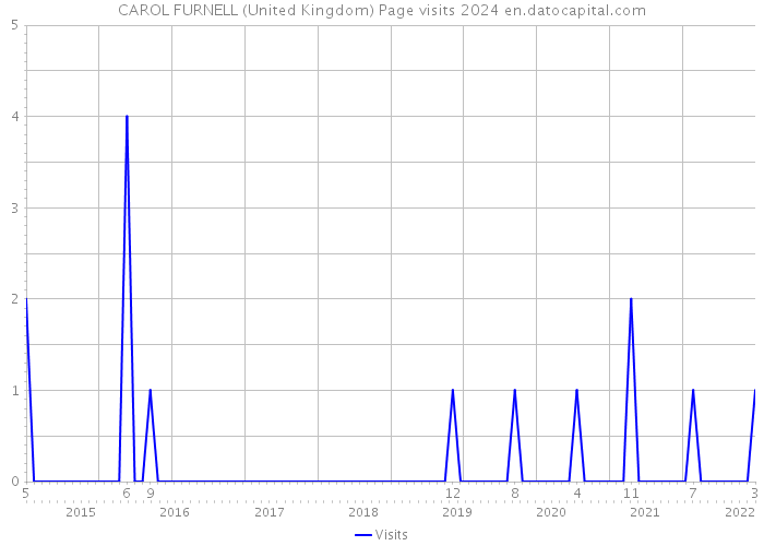 CAROL FURNELL (United Kingdom) Page visits 2024 