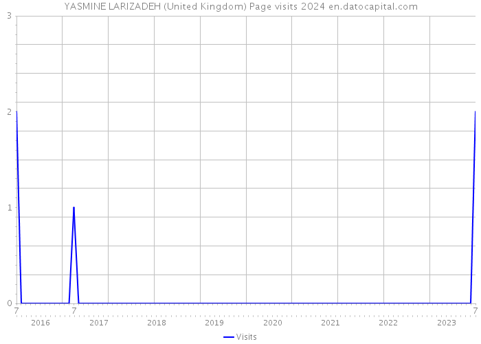 YASMINE LARIZADEH (United Kingdom) Page visits 2024 