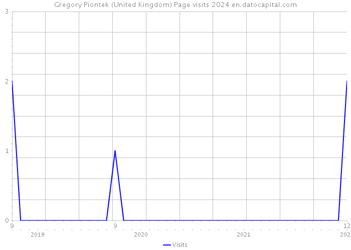 Gregory Piontek (United Kingdom) Page visits 2024 