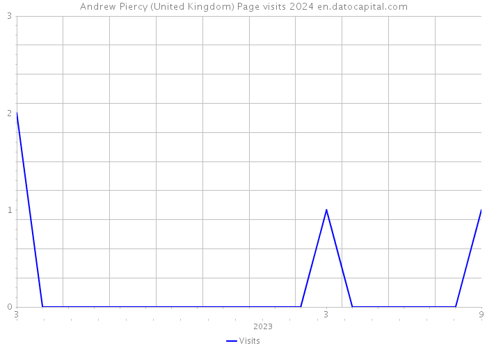 Andrew Piercy (United Kingdom) Page visits 2024 
