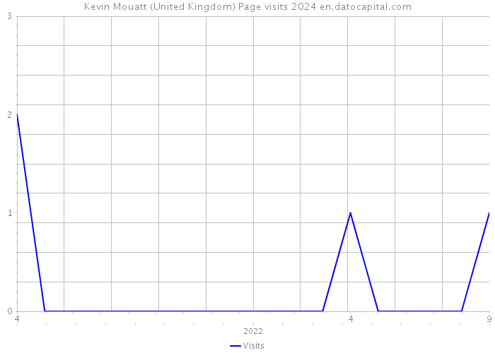 Kevin Mouatt (United Kingdom) Page visits 2024 