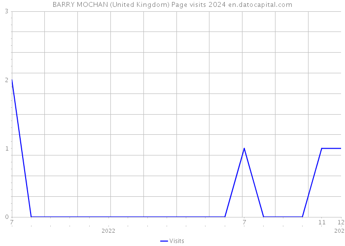 BARRY MOCHAN (United Kingdom) Page visits 2024 