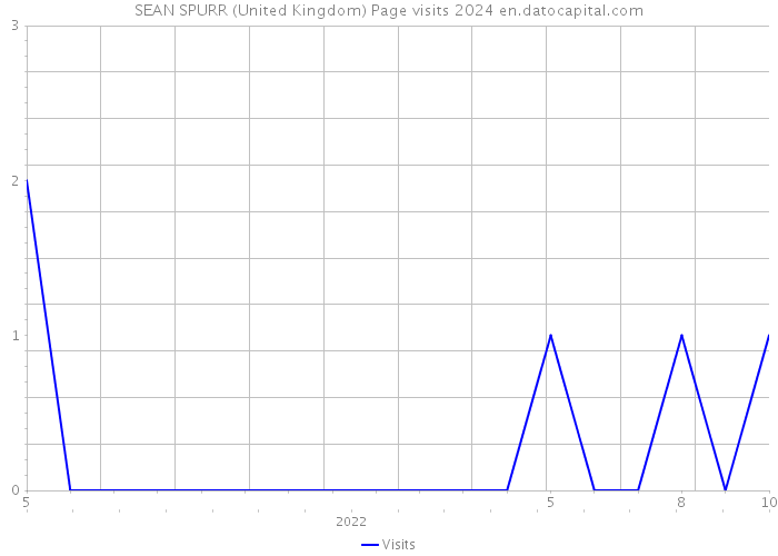 SEAN SPURR (United Kingdom) Page visits 2024 