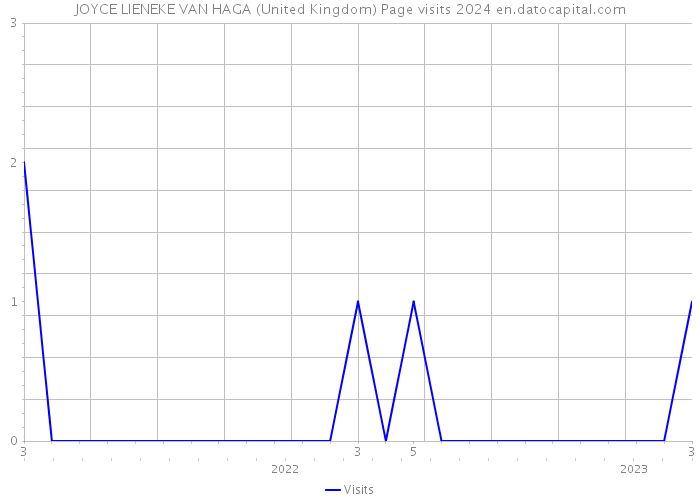 JOYCE LIENEKE VAN HAGA (United Kingdom) Page visits 2024 