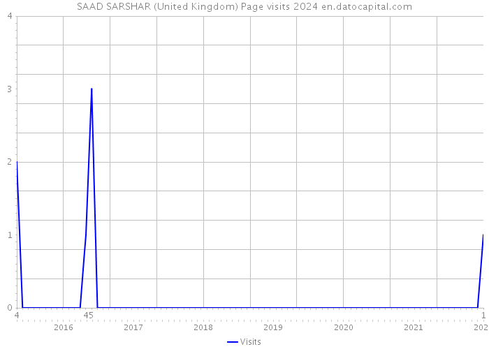 SAAD SARSHAR (United Kingdom) Page visits 2024 