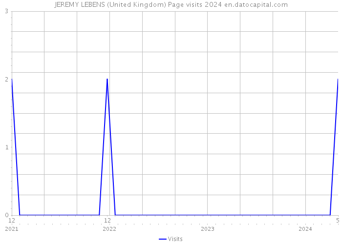 JEREMY LEBENS (United Kingdom) Page visits 2024 