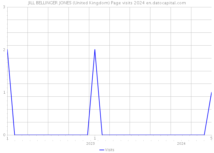 JILL BELLINGER JONES (United Kingdom) Page visits 2024 
