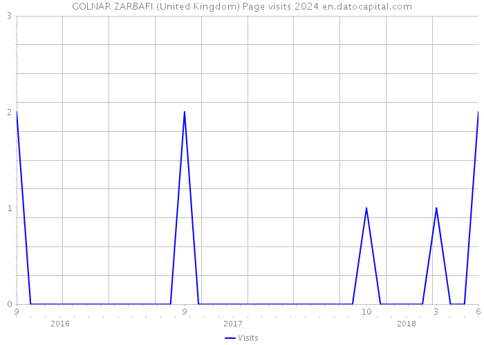 GOLNAR ZARBAFI (United Kingdom) Page visits 2024 