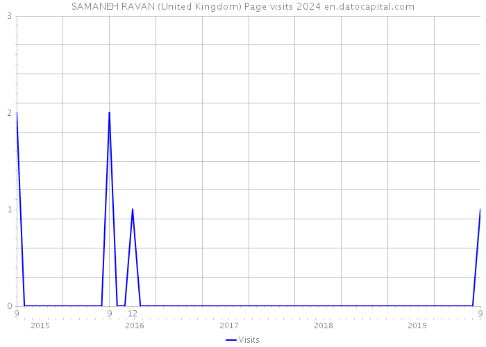 SAMANEH RAVAN (United Kingdom) Page visits 2024 