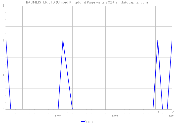 BAUMEISTER LTD (United Kingdom) Page visits 2024 