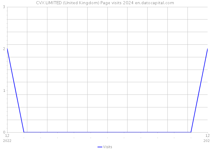 CVX LIMITED (United Kingdom) Page visits 2024 