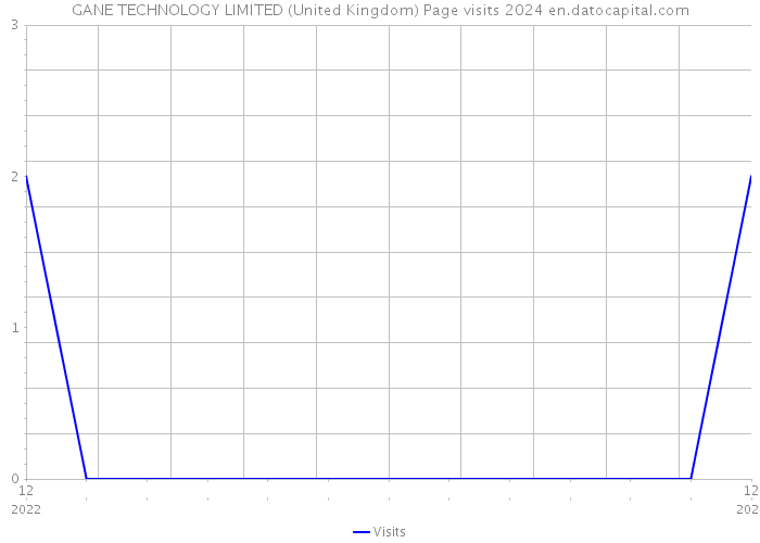 GANE TECHNOLOGY LIMITED (United Kingdom) Page visits 2024 