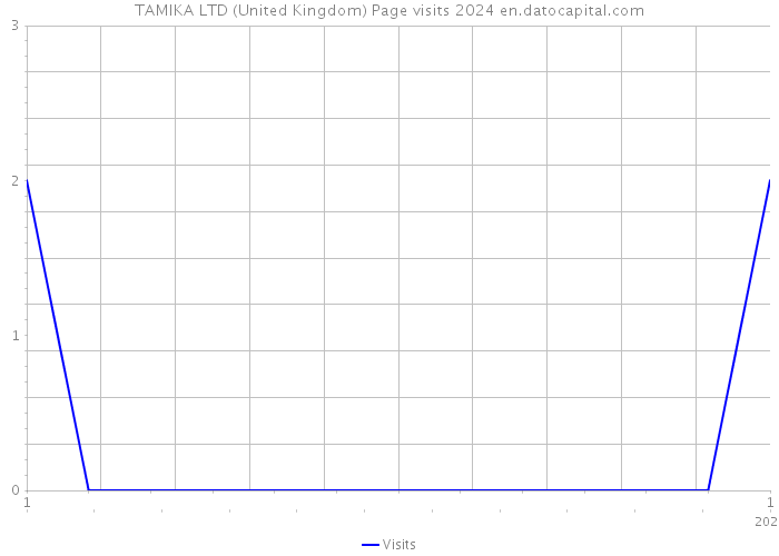 TAMIKA LTD (United Kingdom) Page visits 2024 