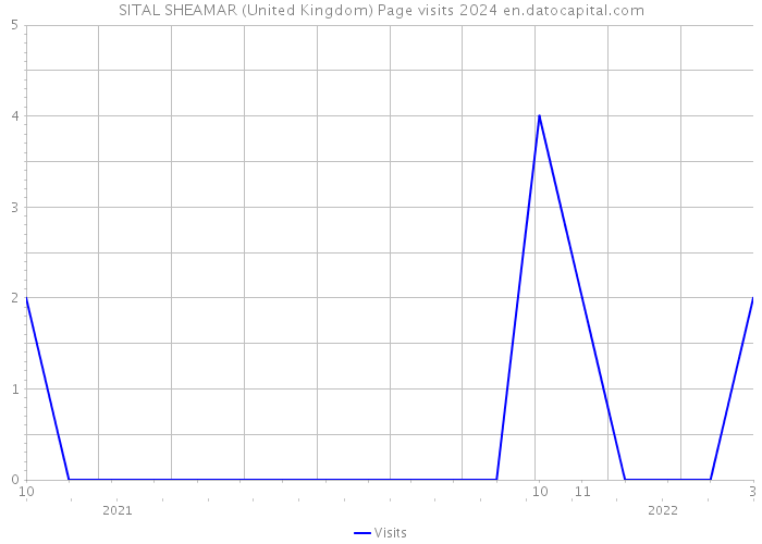 SITAL SHEAMAR (United Kingdom) Page visits 2024 