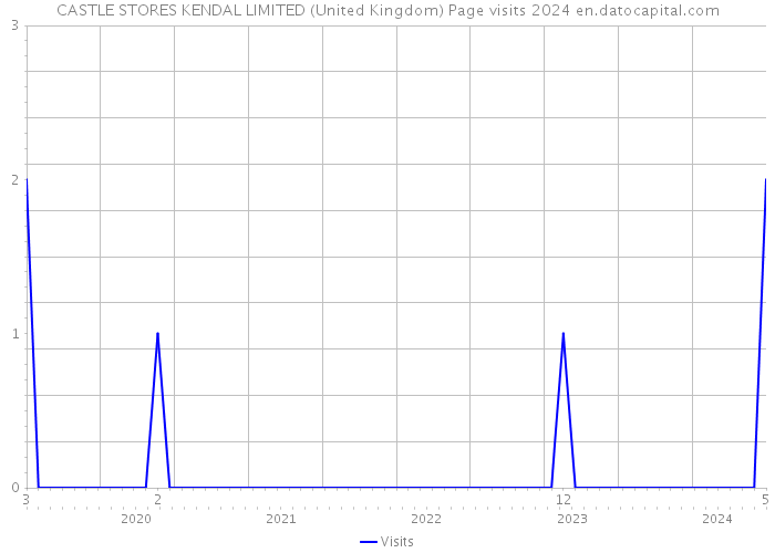 CASTLE STORES KENDAL LIMITED (United Kingdom) Page visits 2024 