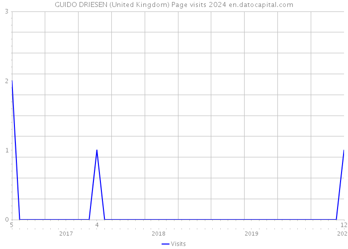 GUIDO DRIESEN (United Kingdom) Page visits 2024 