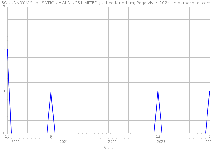 BOUNDARY VISUALISATION HOLDINGS LIMITED (United Kingdom) Page visits 2024 