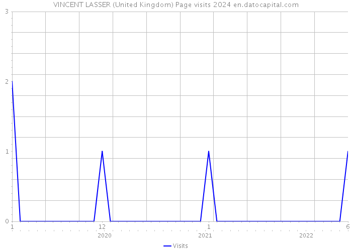 VINCENT LASSER (United Kingdom) Page visits 2024 