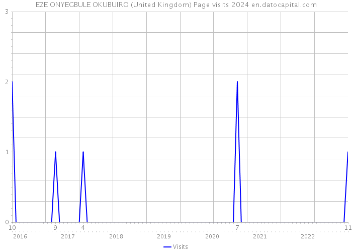 EZE ONYEGBULE OKUBUIRO (United Kingdom) Page visits 2024 