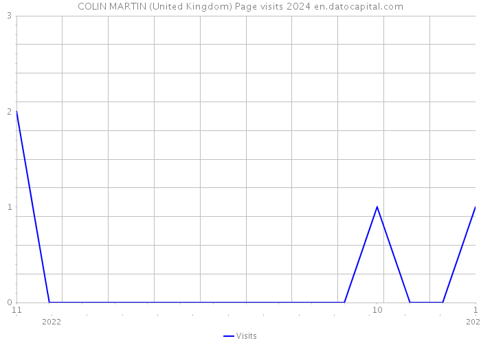 COLIN MARTIN (United Kingdom) Page visits 2024 