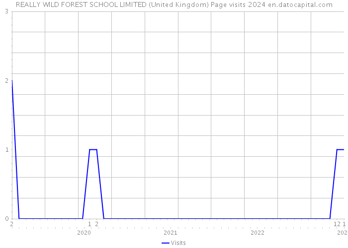 REALLY WILD FOREST SCHOOL LIMITED (United Kingdom) Page visits 2024 