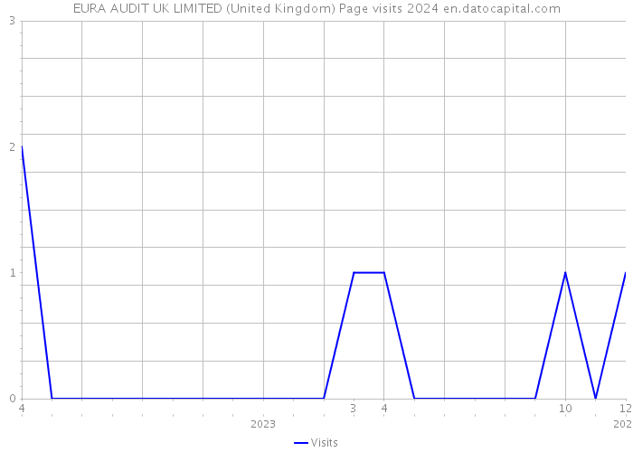 EURA AUDIT UK LIMITED (United Kingdom) Page visits 2024 