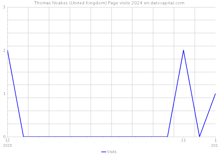 Thomas Noakes (United Kingdom) Page visits 2024 