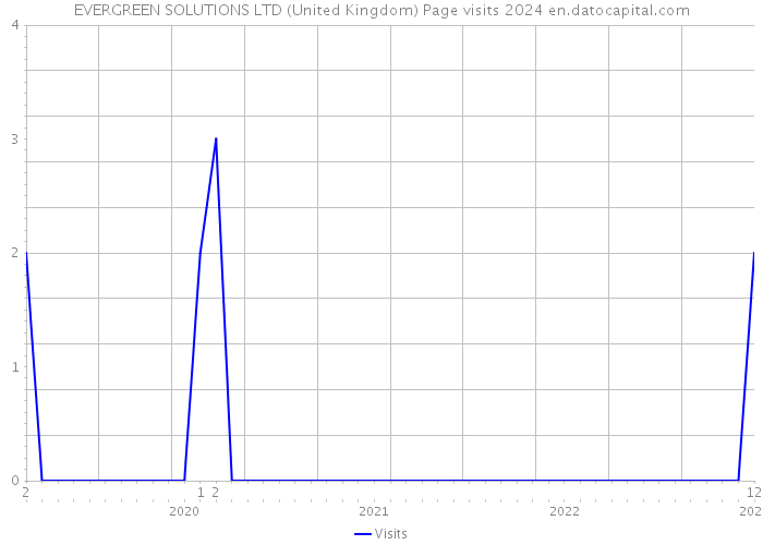 EVERGREEN SOLUTIONS LTD (United Kingdom) Page visits 2024 