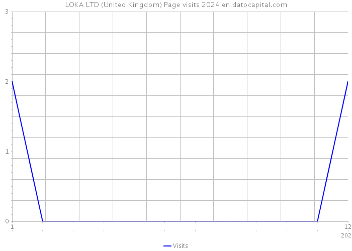LOKA LTD (United Kingdom) Page visits 2024 
