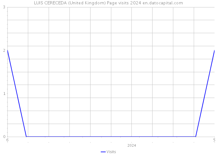 LUIS CERECEDA (United Kingdom) Page visits 2024 