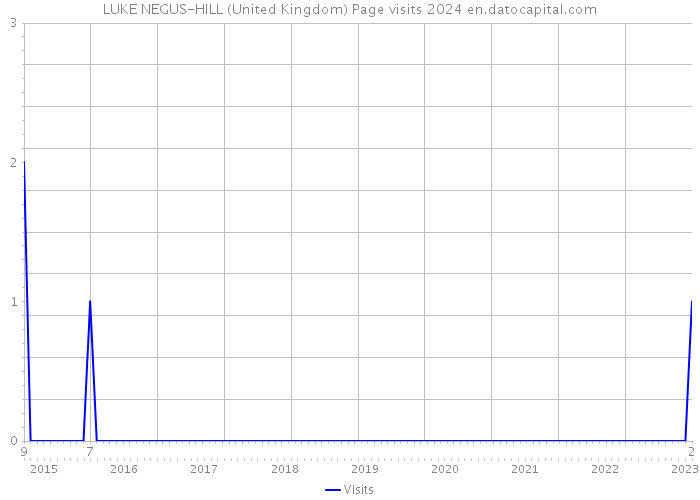 LUKE NEGUS-HILL (United Kingdom) Page visits 2024 