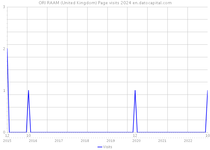 ORI RAAM (United Kingdom) Page visits 2024 