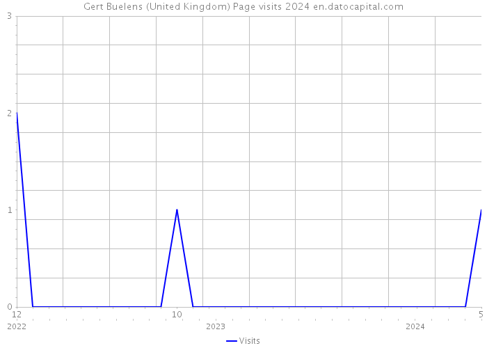 Gert Buelens (United Kingdom) Page visits 2024 