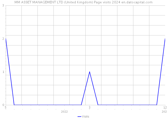 MM ASSET MANAGEMENT LTD (United Kingdom) Page visits 2024 