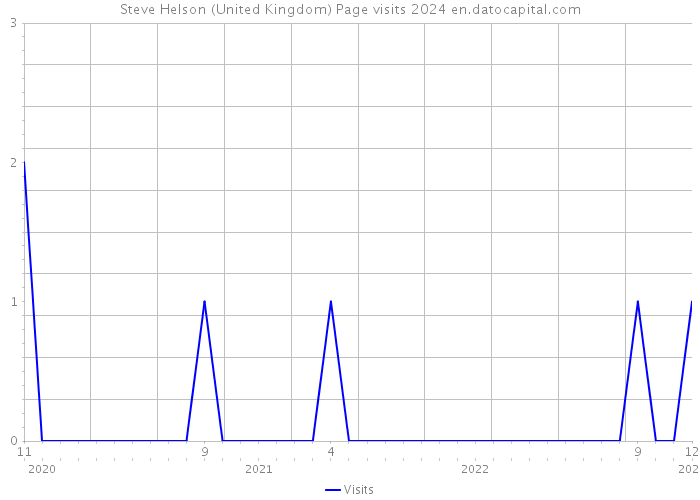 Steve Helson (United Kingdom) Page visits 2024 