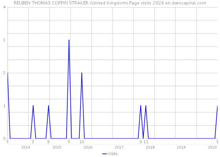 REUBEN THOMAS COPPIN STRAKER (United Kingdom) Page visits 2024 