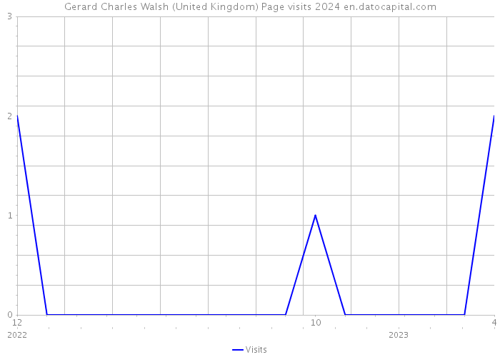 Gerard Charles Walsh (United Kingdom) Page visits 2024 