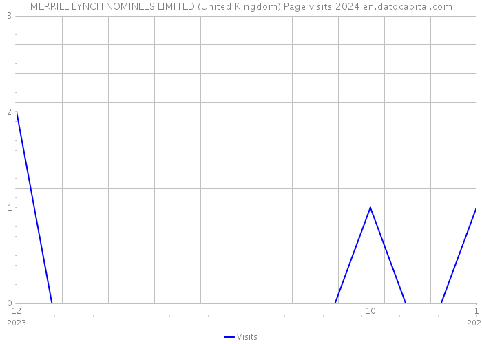 MERRILL LYNCH NOMINEES LIMITED (United Kingdom) Page visits 2024 