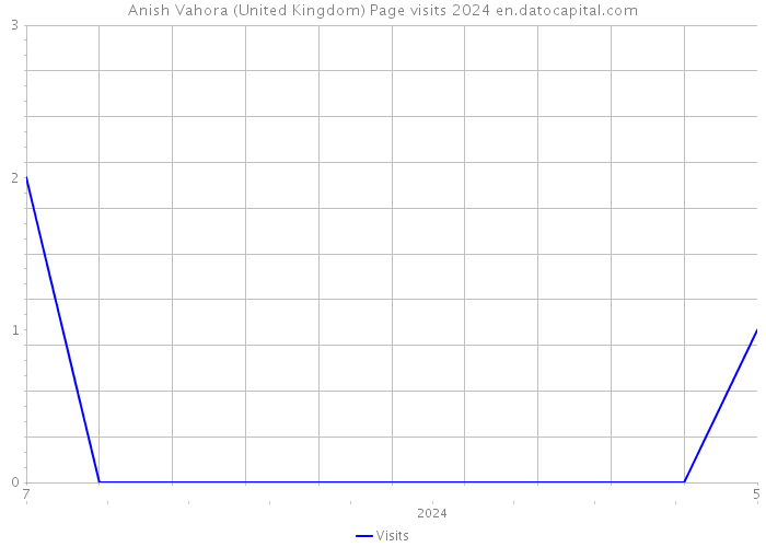 Anish Vahora (United Kingdom) Page visits 2024 
