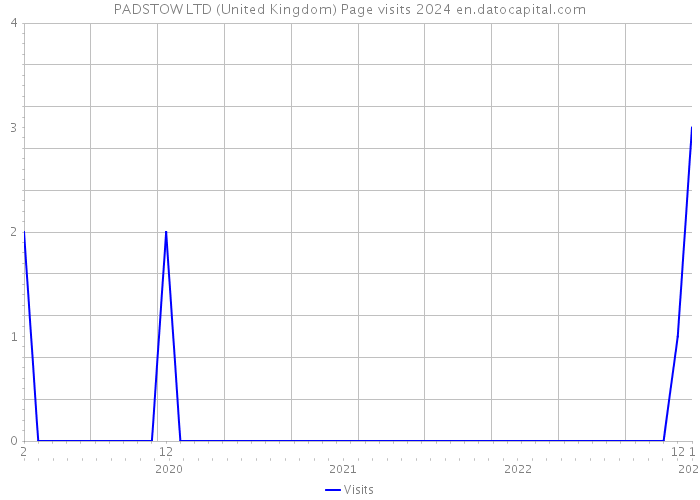 PADSTOW LTD (United Kingdom) Page visits 2024 