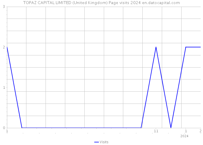 TOPAZ CAPITAL LIMITED (United Kingdom) Page visits 2024 